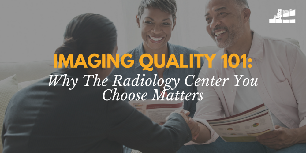 Trademark features in a quality radiology center
